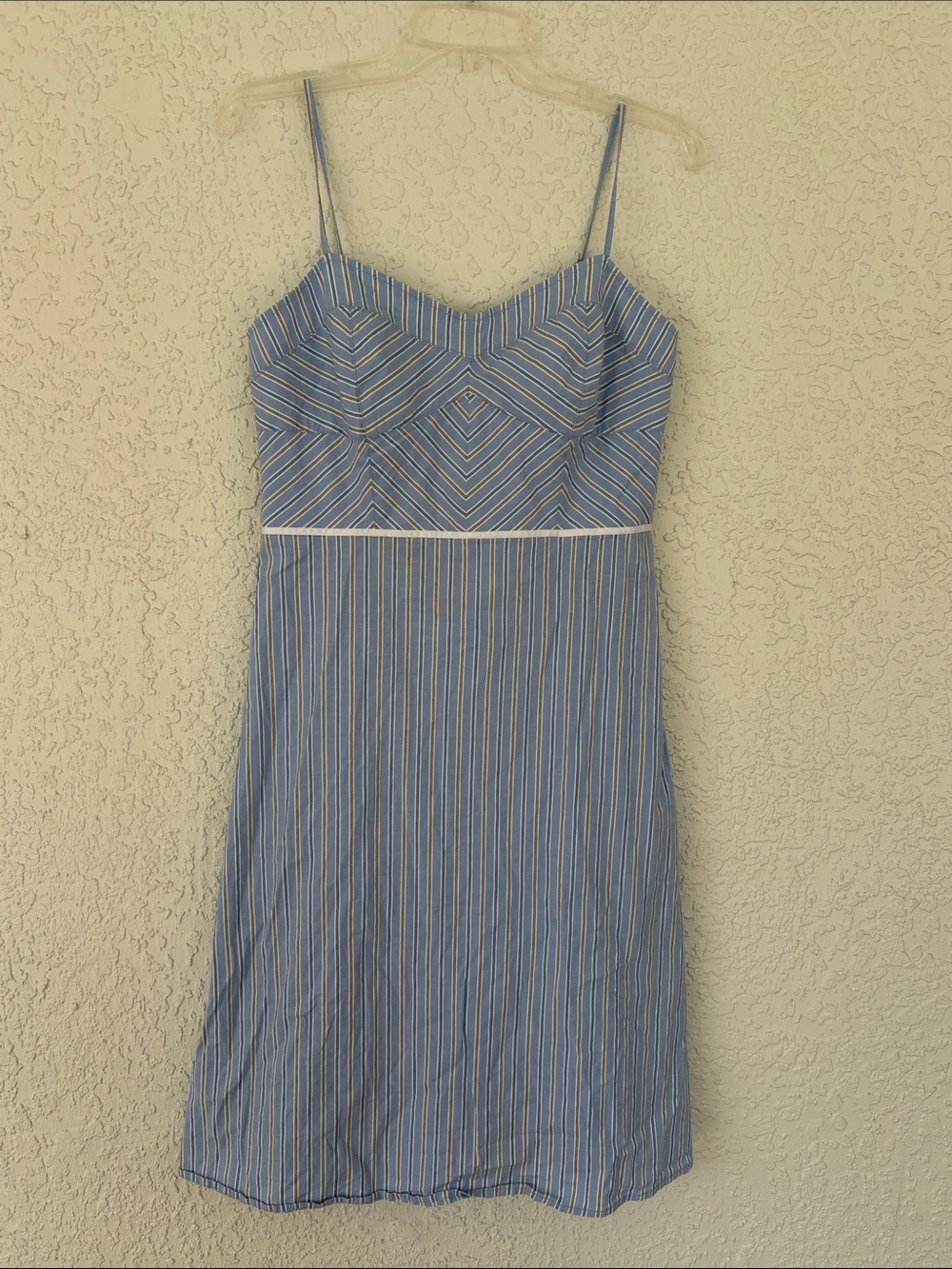 Tommy Hilfiger Light Blue & White Striped Sundress size 10